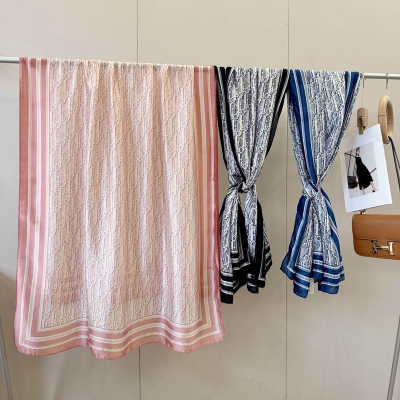 Dior silk scarf 90-180cm E032954